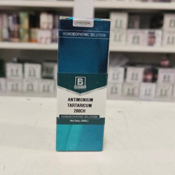 ANTIMONIUM TARTARICUM 200CH