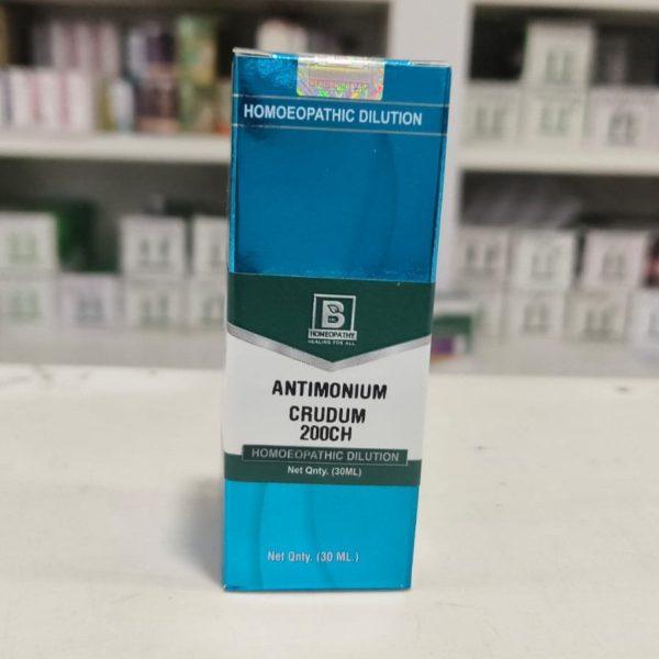 ANTIMONIUM CRUDUM 200CH