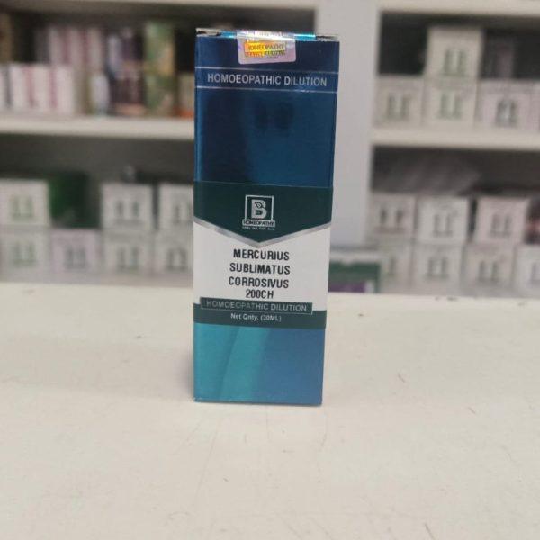 MERCURIUS SUBLIMATUS CORROSIVUS 200CH